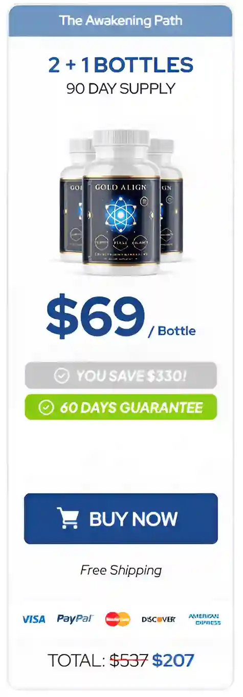 Gold Align 3 bottle pricing